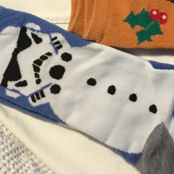 Star Wars Christmas Themed Socks | 2 Ankle | 1 Over-Calf | NWOT - Picture 8 of 8